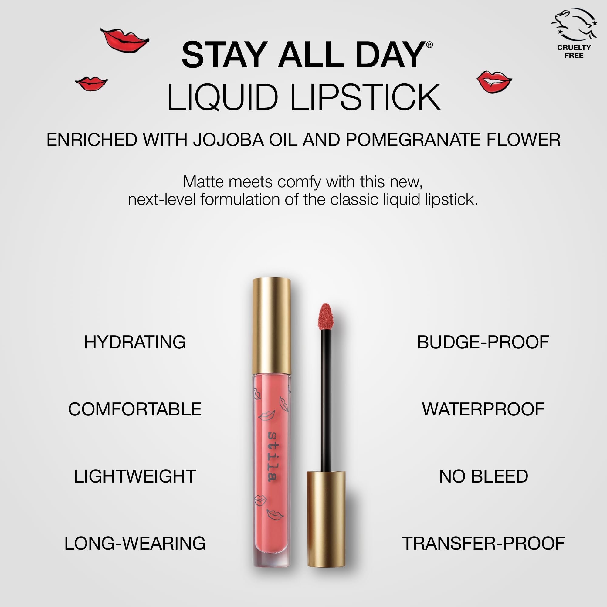 Stay All Day® Liquid Lipstick 3ml - Coral Pop, 3 ml (Pack of 1) - Image 2