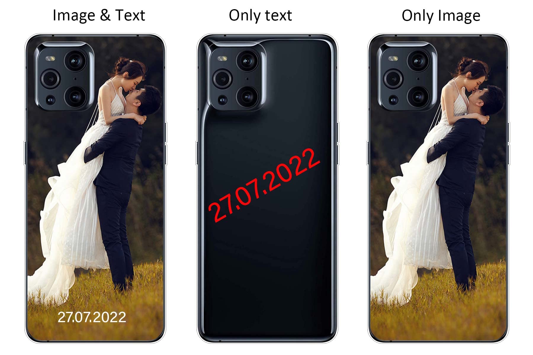 Cover Personalizzata Per Realme X3/X3 Super Zoom - Con Foto, Testo O Logo - Custodia Morbida In TPU Trasparente