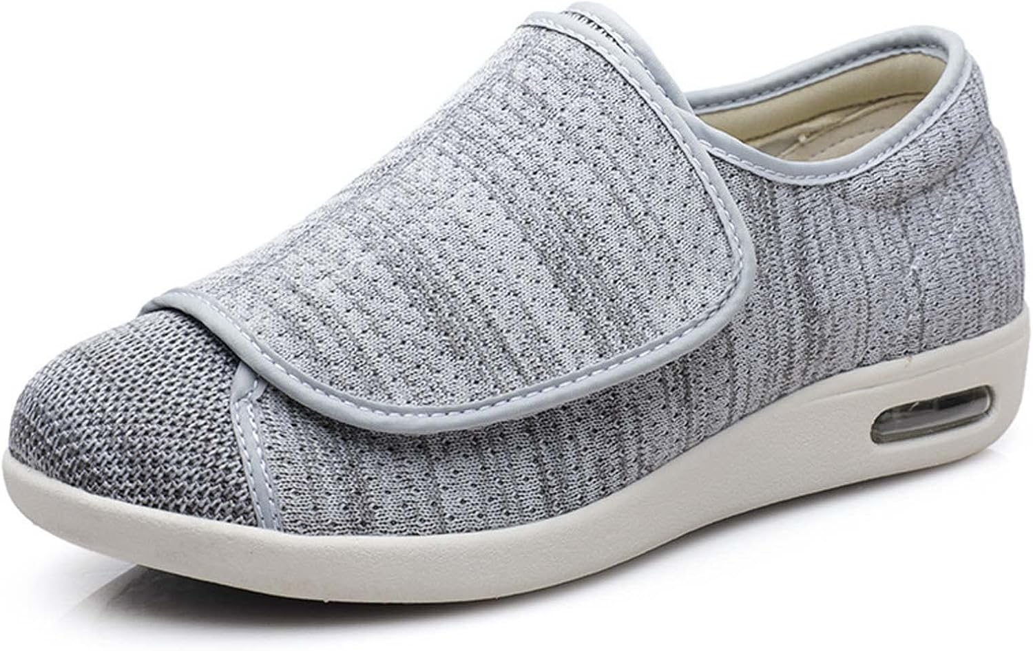 Lightweight Walking Sneakers, Adjustable Warm Plush Wide, with Arch Support, for Elderly Swollen Feet Outdoor