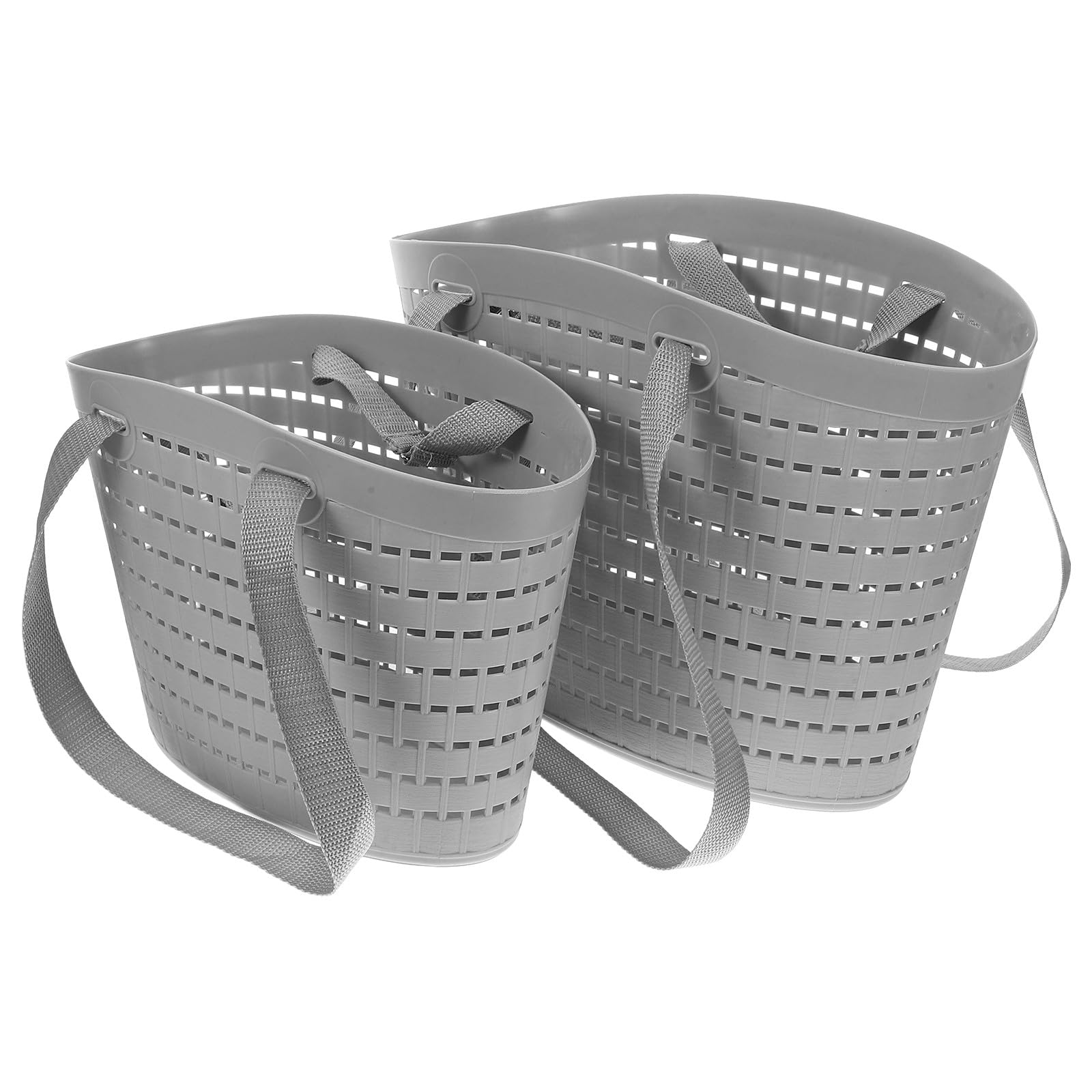 Artibetter Cesto Porta Biancheria e Design Traforato con Manico 2 in Plastica Pp Capacità Adeguata per Bagno e Lavanderia