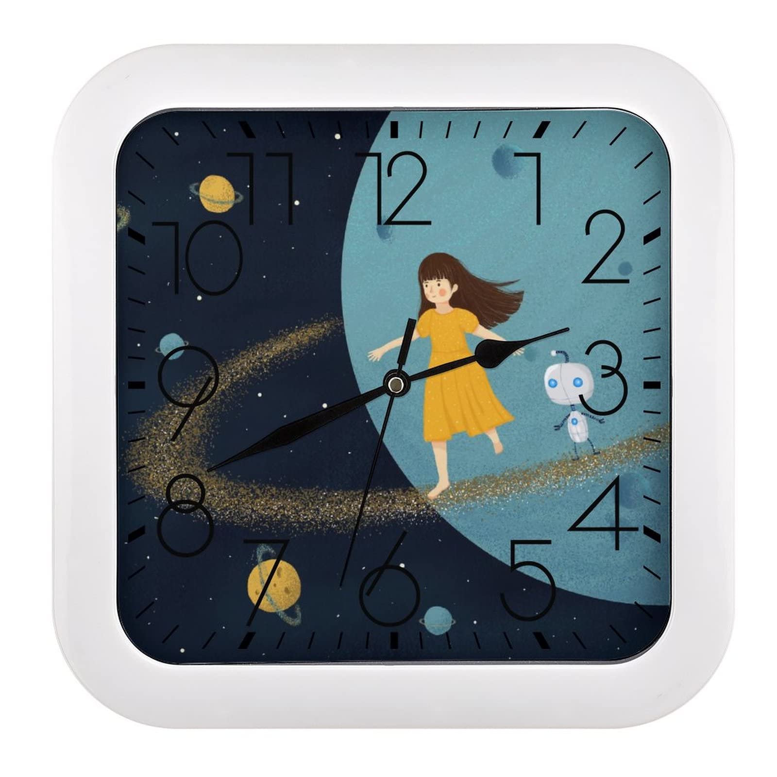Horloge murale carrée idéale pour sublimer votre cuisine
