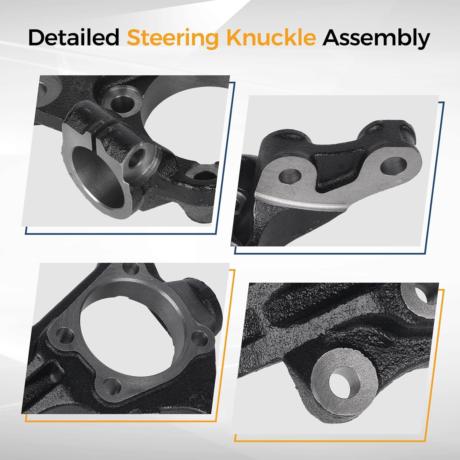 PAROD 698221 698220 Steering Knuckle&Wheel Bearing Hub Assembly Fit for 2009-2014 Subaru Forester, 2008-2014 Impreza, 2005-2014 Legacy, Outback, 2012-2014 WRX, 2013-2014 XV Crosstrek, Front Left&Right - Image 3