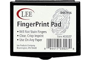 Lee Fingerprint Ink Pad: Capture & Preserve Fingerprints with Ease