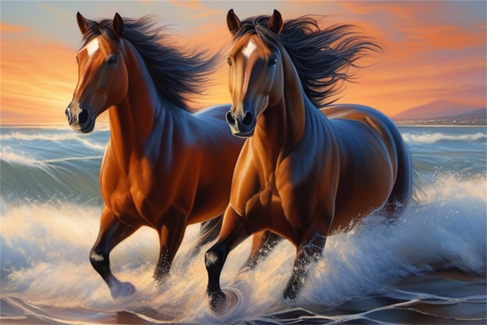 Amazon.com: Diamond Painting Running Horse Diamond Art Kits