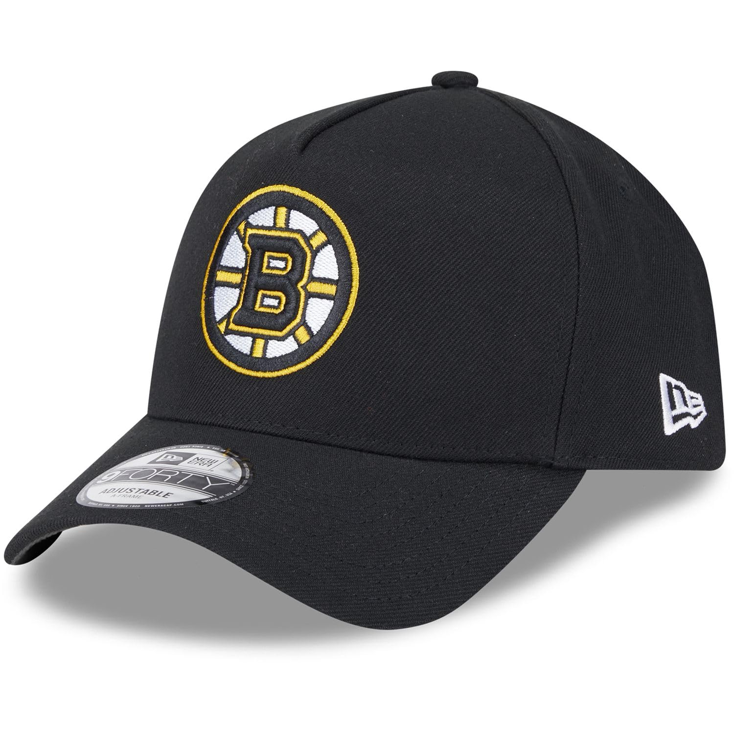 New Era Unisex Boston Bruins 9Forty A-Frame Cap - Nhl Black - One Size