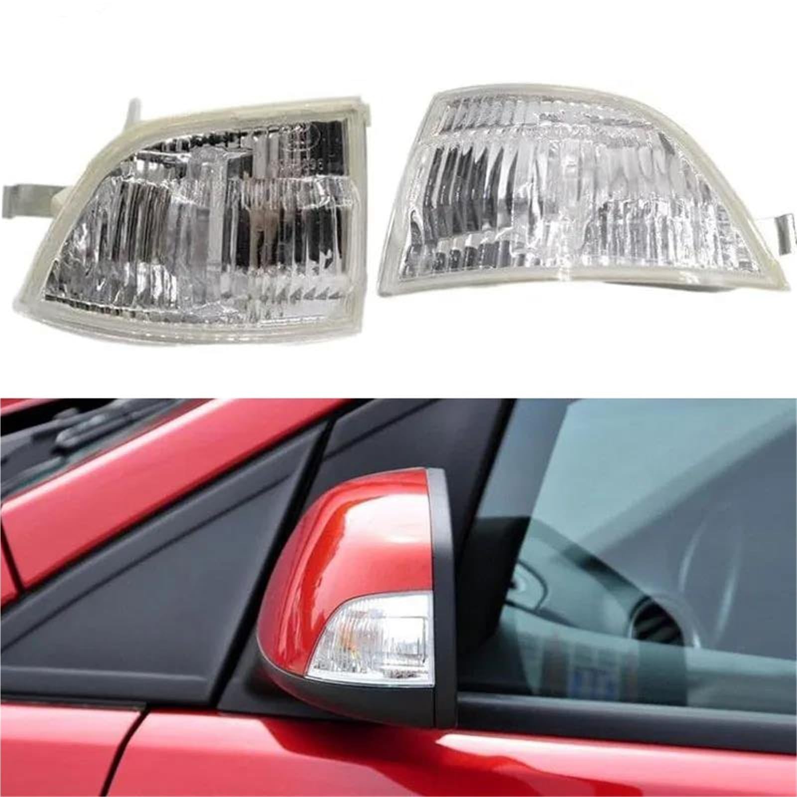 Auto Rückspiegel Blinker,für Focus 2007-2011 C-Max 2003-2013,Auto Blinker Licht Seite Spiegel Blinker Links Rechts Zubehör,B-Right Side