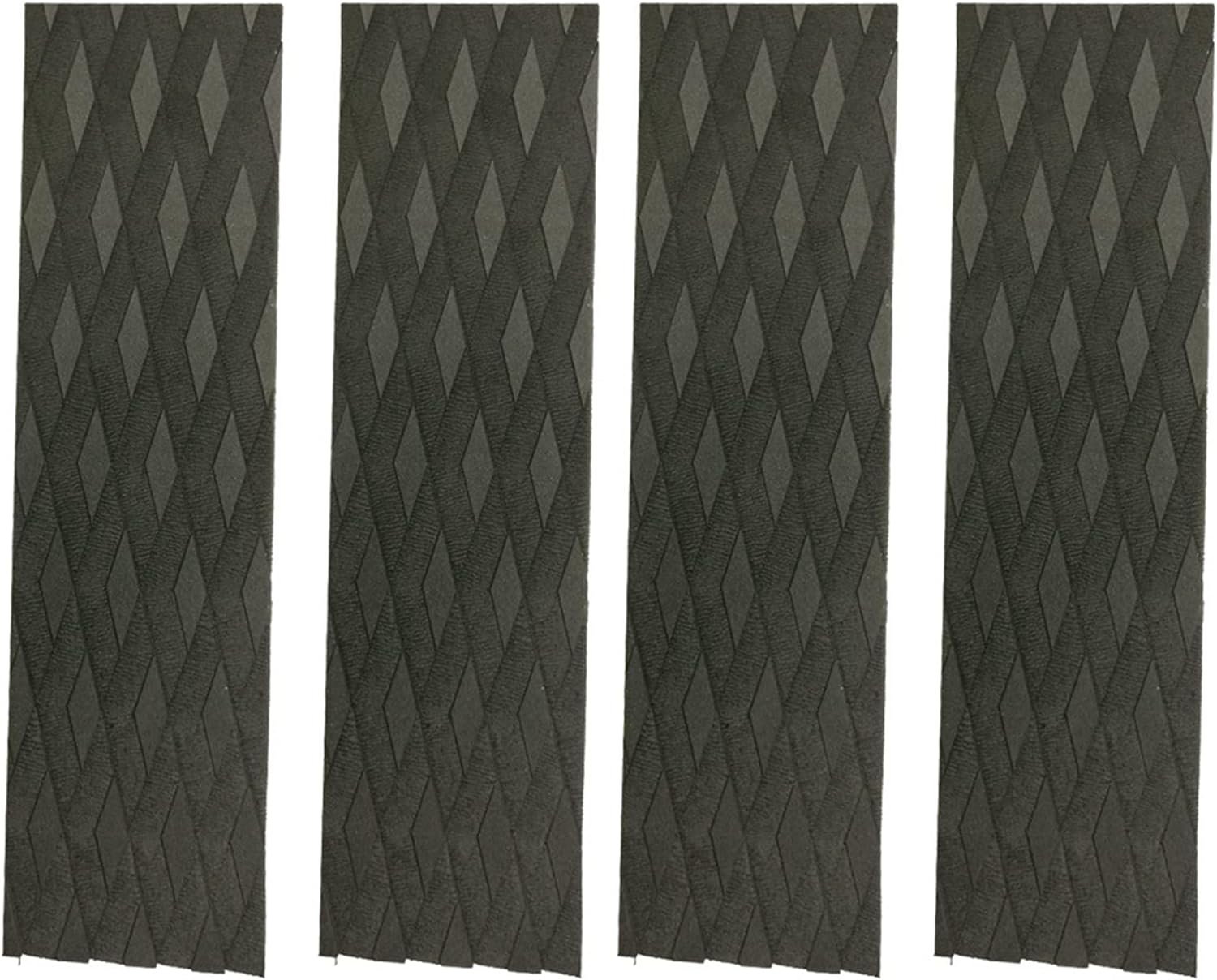 2Pcs 4Pcs Surfboard Tail Pad Skimboard Traction Pad Tail Pad SUP Surf Paddle Shortboard Grip Pads (Color : Black 4PC)