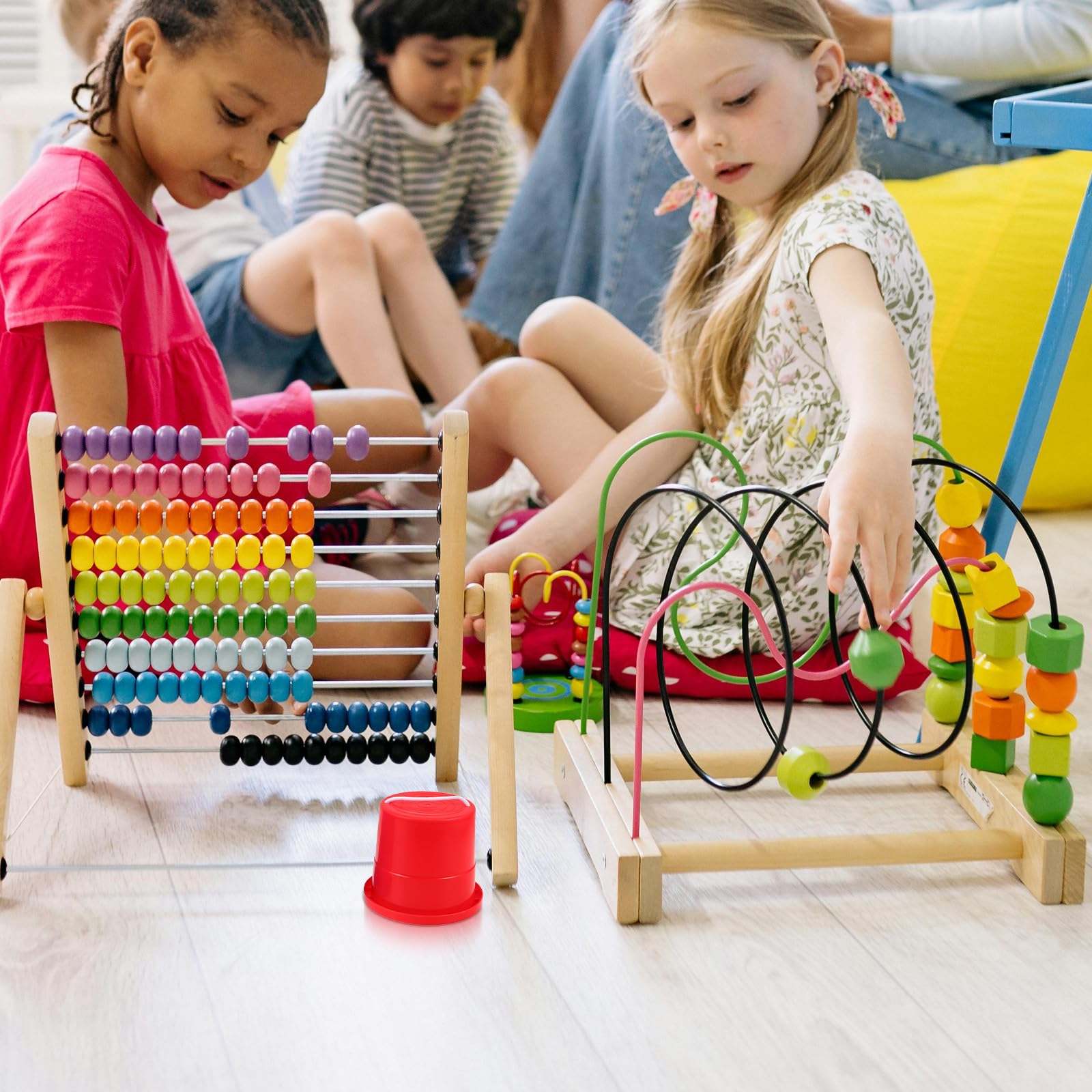 TOYANDONA 2 Pary Szczudeł Z Regulowanymi Linami, Wytrzymałe Plastikowe Miseczki Do Balansowania, Gry Ogrodowe Na Świeżym Powietrzu I Sprzęt Do Ćwiczeń Dla Przedszkolaków, Trening Koordynacji Dla