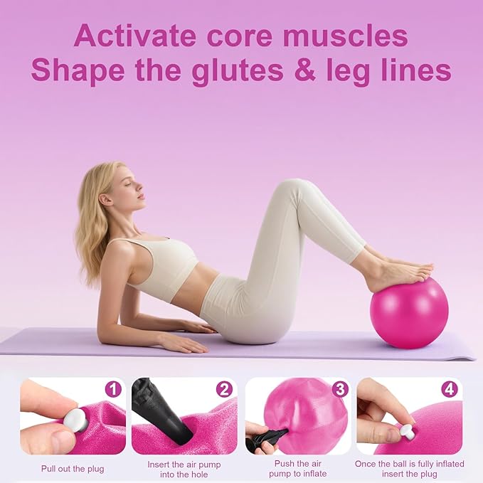 Kit Pilates Essentials con Aro, Pelota y Bandas de Resistencia miniatura 3