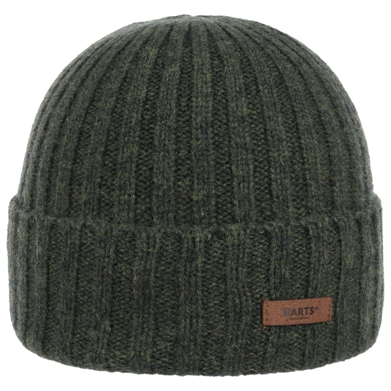 Barts Haakon Beanie Hat with Cuff Knit Winter (One Size - Olive)