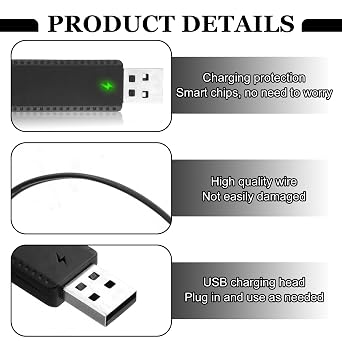 Drone USB Charger Cable for 3.7V Lipo Battery SM-2Pin Plug