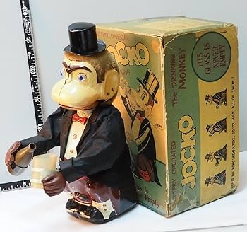 ブリキ  『THE DRINKING MONKEY 』  ラインマー 当時物稼働 ブリキ 『THE DRINKING MONKEY 』 ラインマー 当時物稼働 1950's