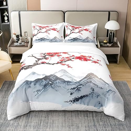 Miniatura 13 de Erosebridal Funda de edredón de tortuga marina 100% algodón, tamaño individual, juego de ropa de cama de tiburón, animales del océano, funda