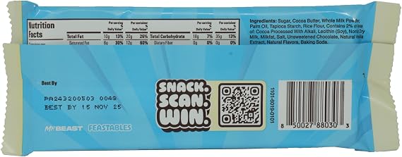 MR BEAST Feastables Cookies & Crème 60gm