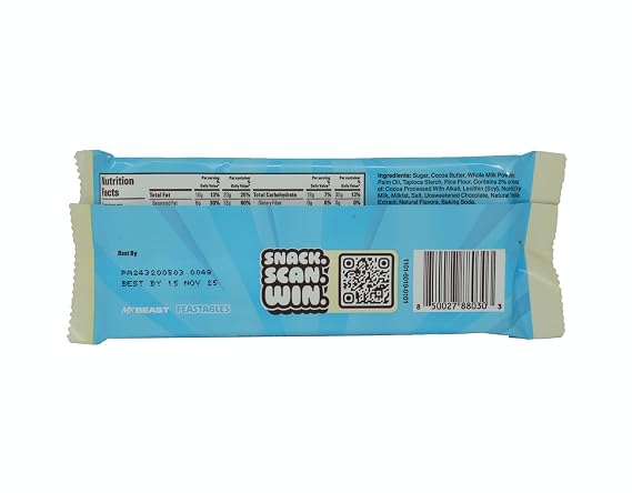 Mr Beast Feastables Cookies & Creme - 2.11 oz bar