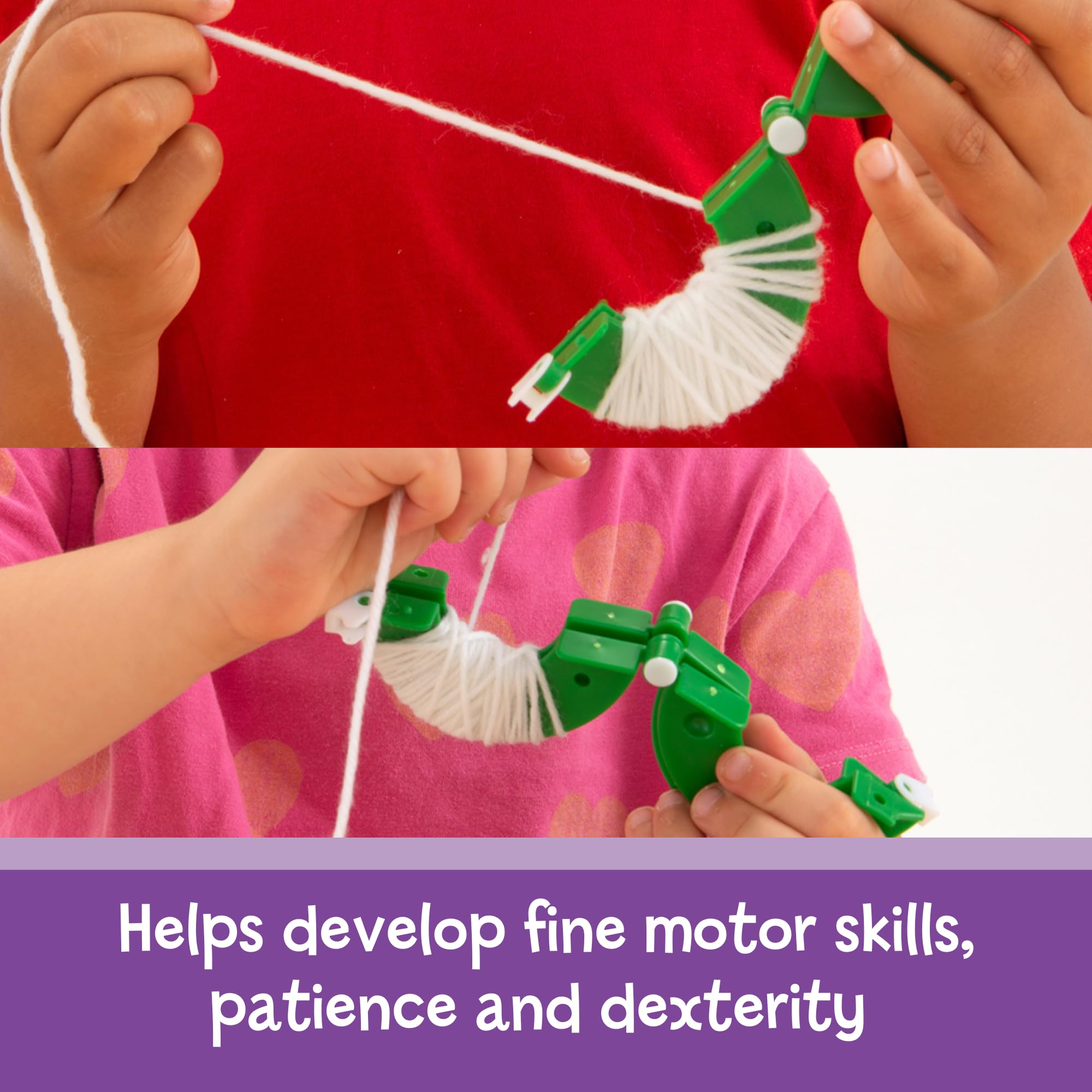 Galt Pom Pom Pets - Kids Knitting & Sewing Set - Create Your Own 2 Cute & Fluffy Pompom Animals - Knit and Sew Craft Kit for Children - Arts and Crafts Activity for Girls & Boys Ages 5 Years Plus — view 7