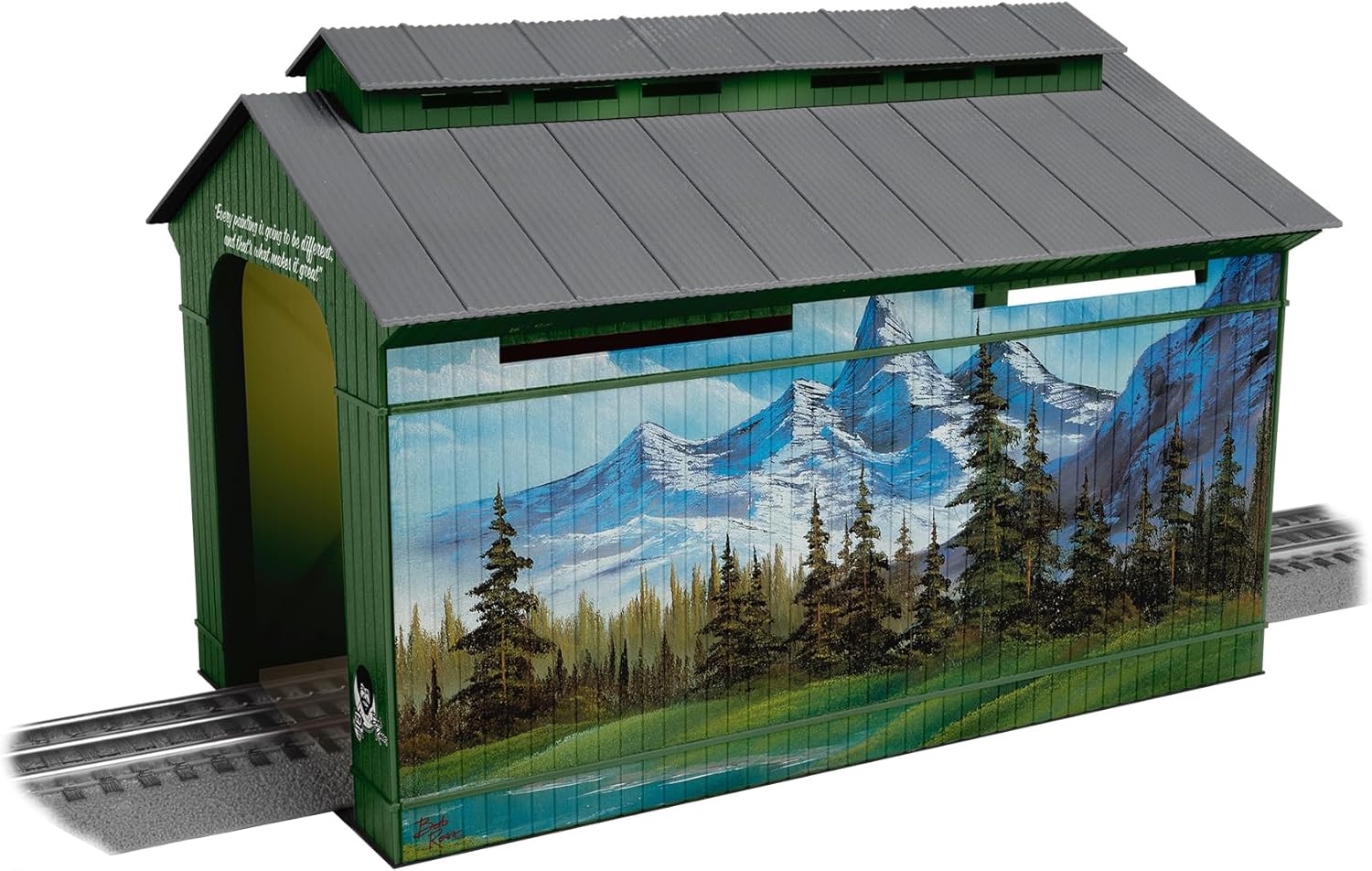 Lionel Bob Ross Plug-Expand-Play O Gauge Covered Bridge