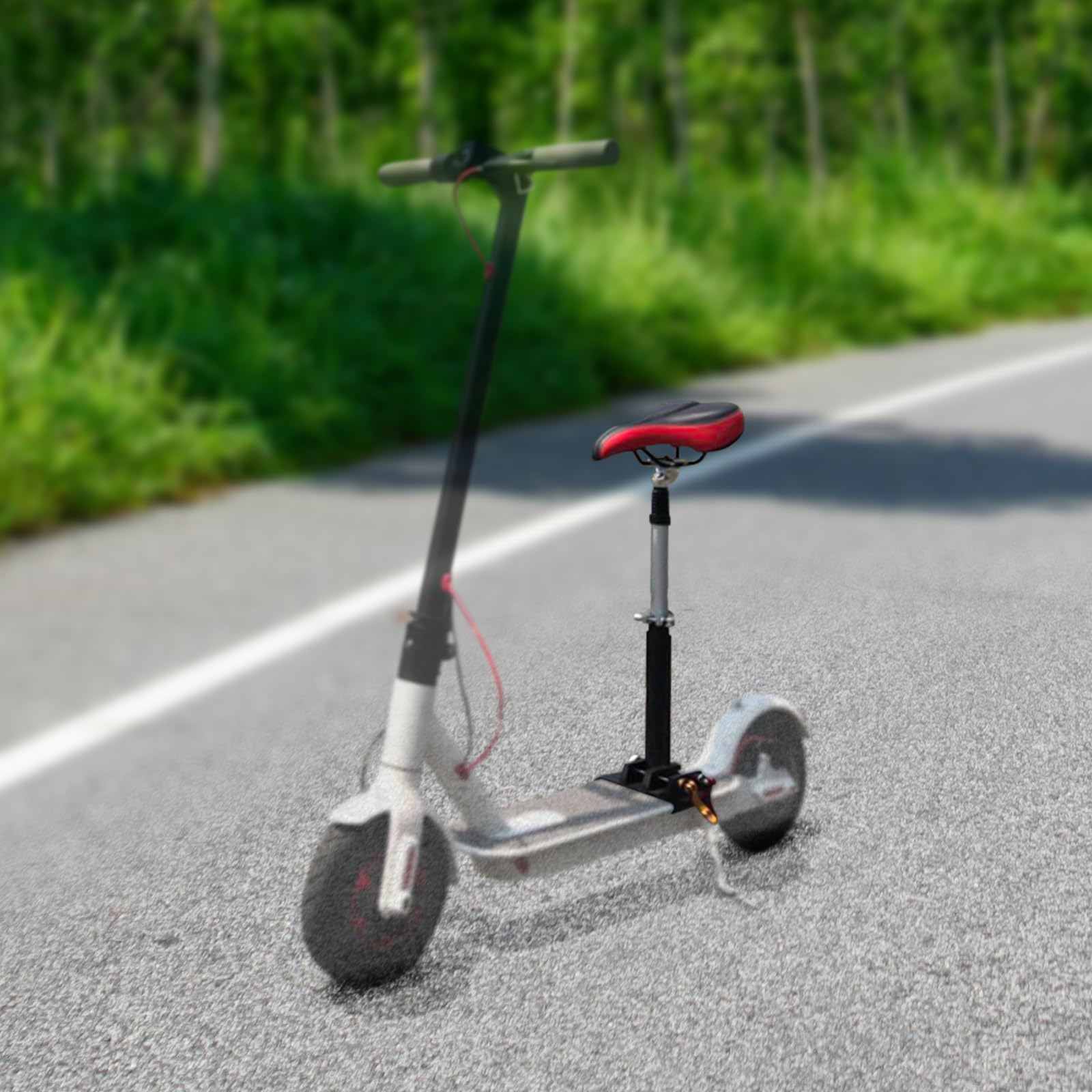 Sillín para scooter, silla de montar para scooter eléctrico, sillín de scooter eléctrico, asiento de silla de montar, ajustable 40-60 cm para Xiaomi M365
