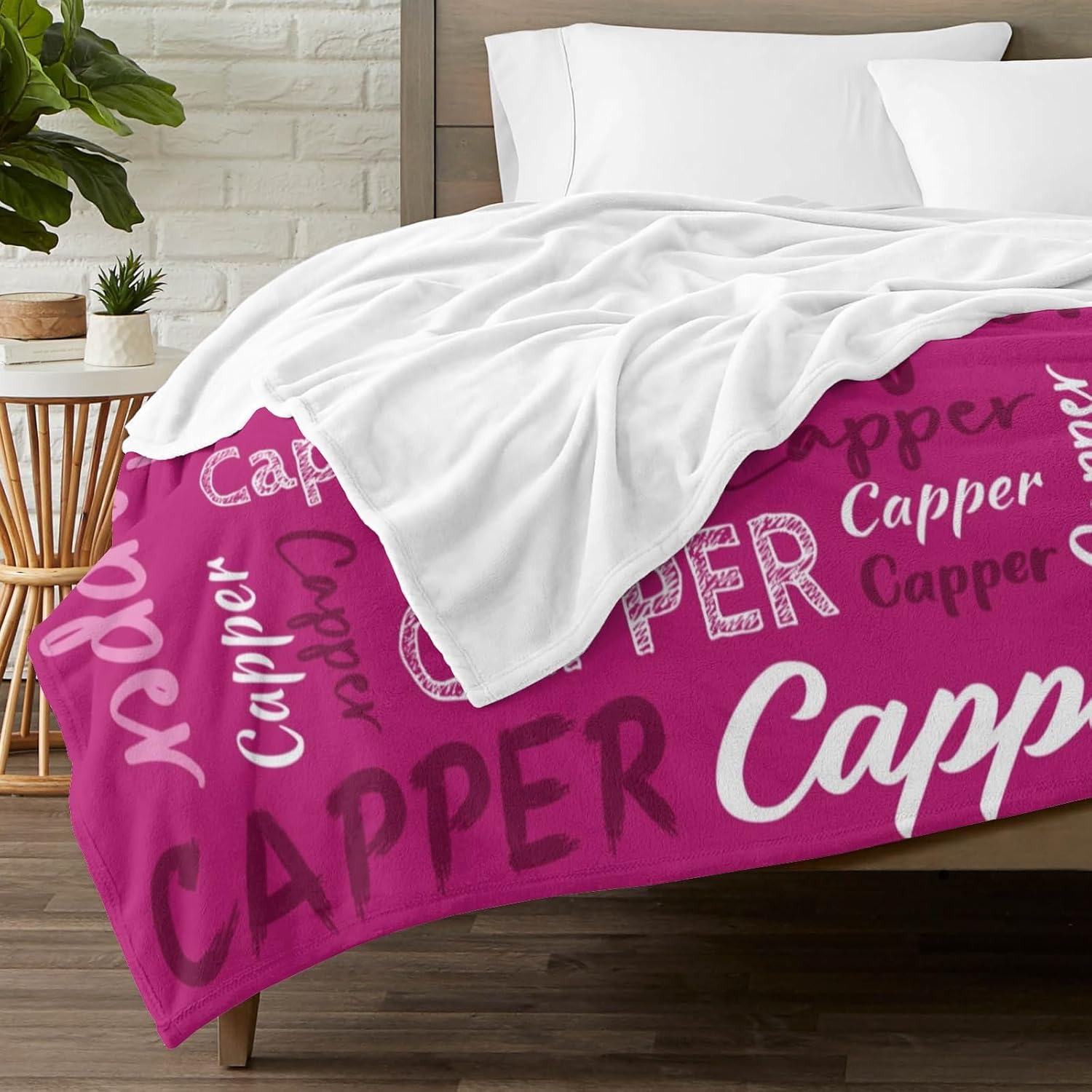 Name Blanket Personalized Blanket for Adult Kids Custom Blanket with Name Flannel Personalized Blanket and Throw