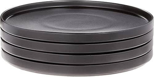 Stone Lain Coupe - Celina Stoneware Round Dinner Plates Set,