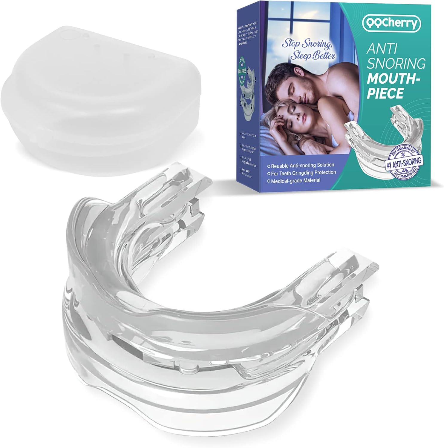 WERPOWER SnoringAidsforMen/WomenAntiSnoreMouthpiece, NewShapeableAnti Snoring Devices