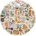 50Pcs Aesthetic Stickers,Waterproof Vinyl Vintage Mushroom Nature Stickers for Journaling,Laptop,Water Bottle, Planner,Scrapbook,Phone Case,Luggage,Skateboard,DIY Decor for Plant Lovers