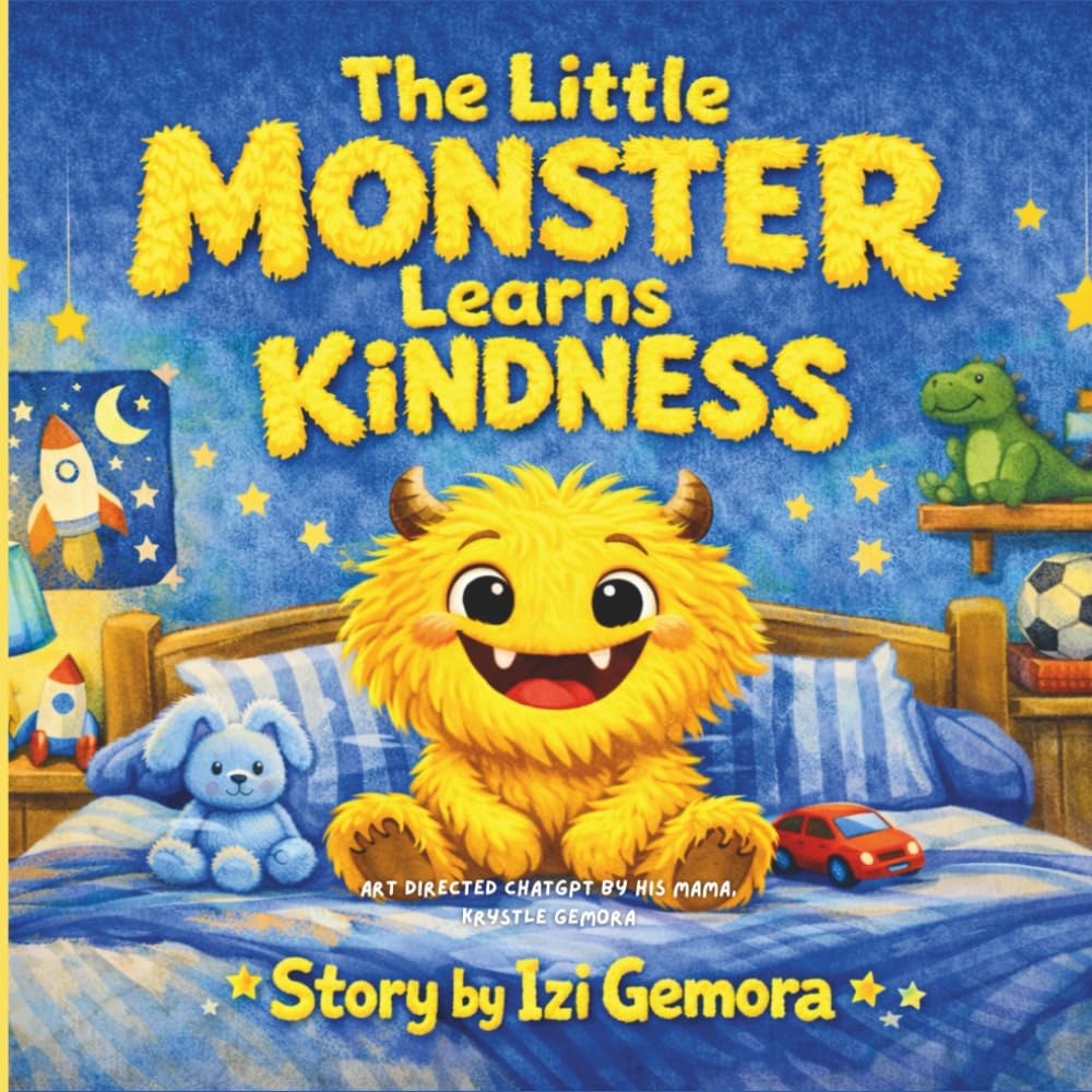 The Little Monster Learns Kindness: story by a 4 year old
