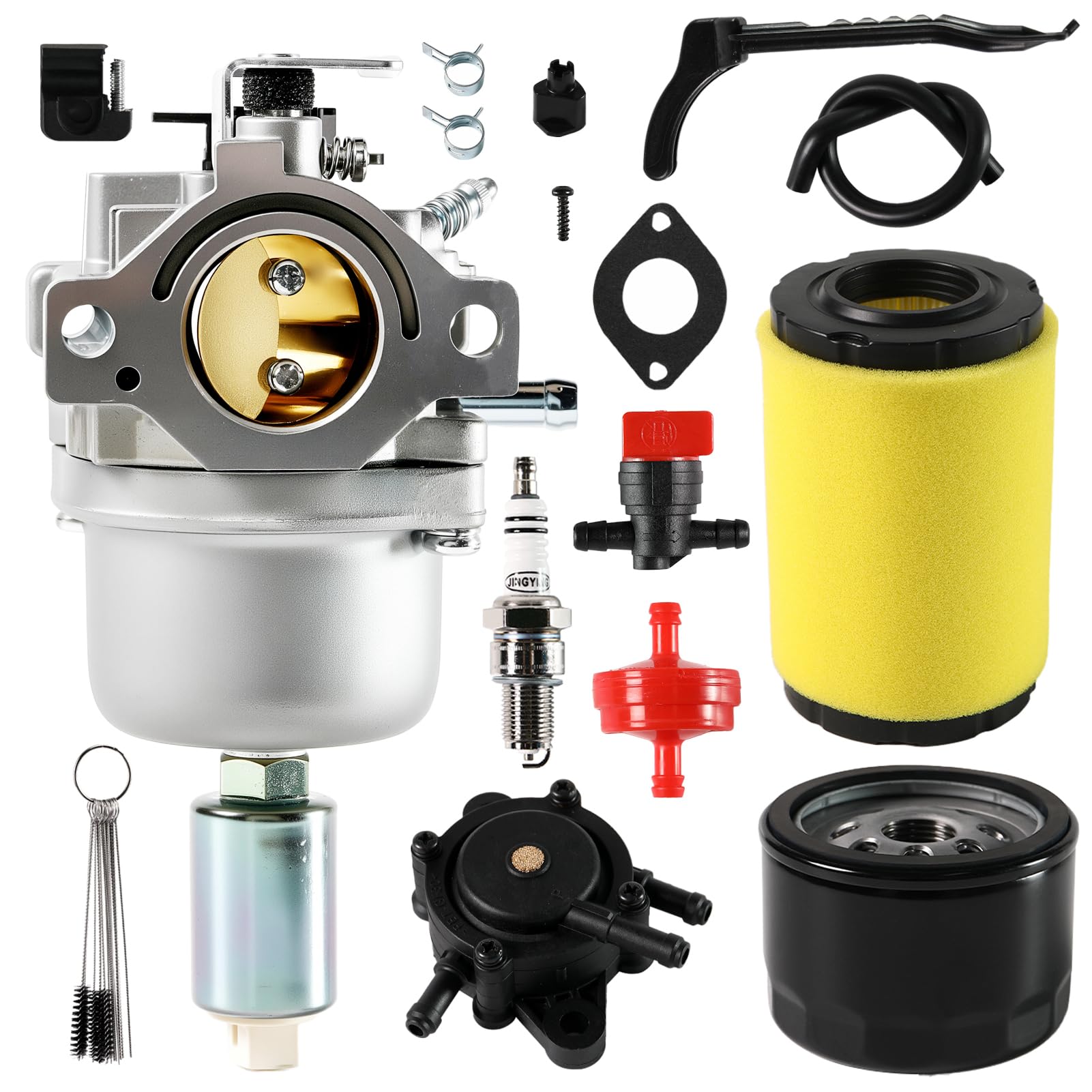 Carburetor Compatible with 42" Troy Bilt Pony 13WM77KS011 13AN77KS211 13AM77KS011 13WN77KS066 13AN77TG766 13AN77KG066 Riding Lawn Mower Tractor Carb With B&amp;S 15.5HP 17.5HP 500cc Engine