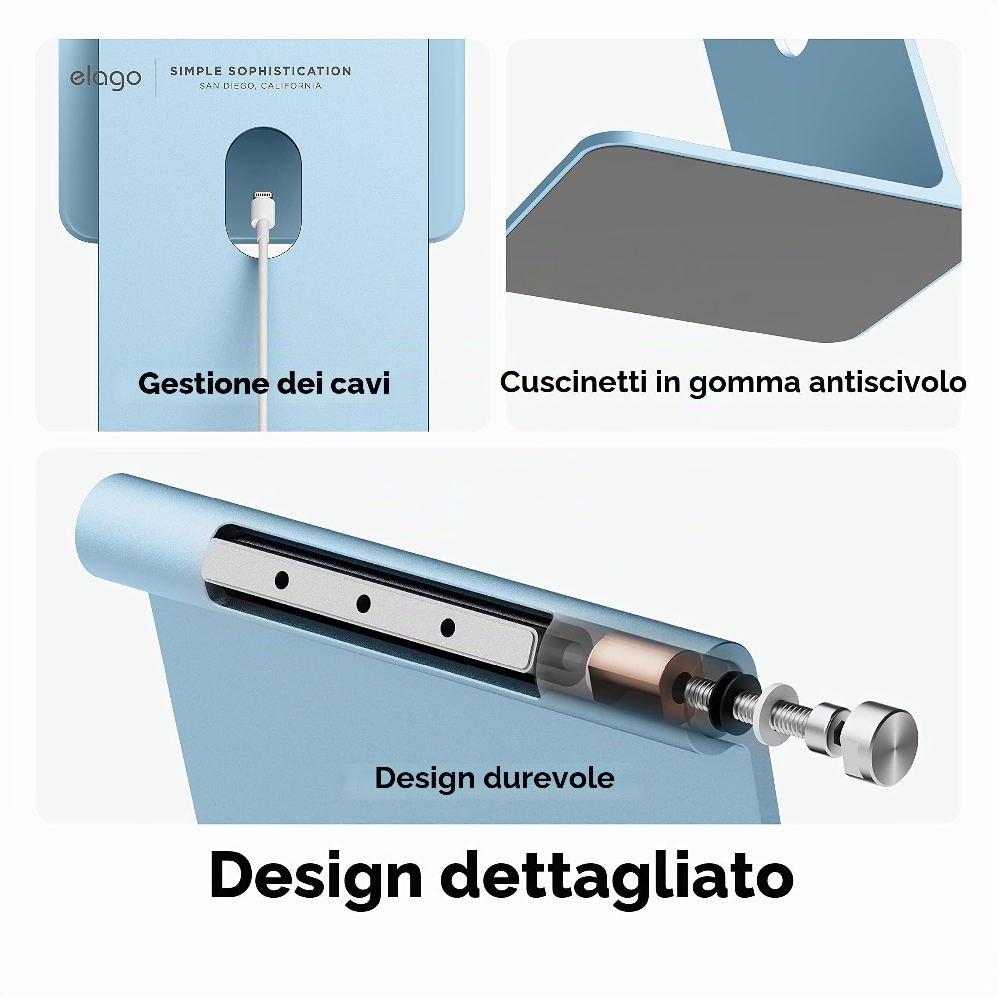 elago Supporto Magnetico Premium per iPad e Nintendo Switch 2