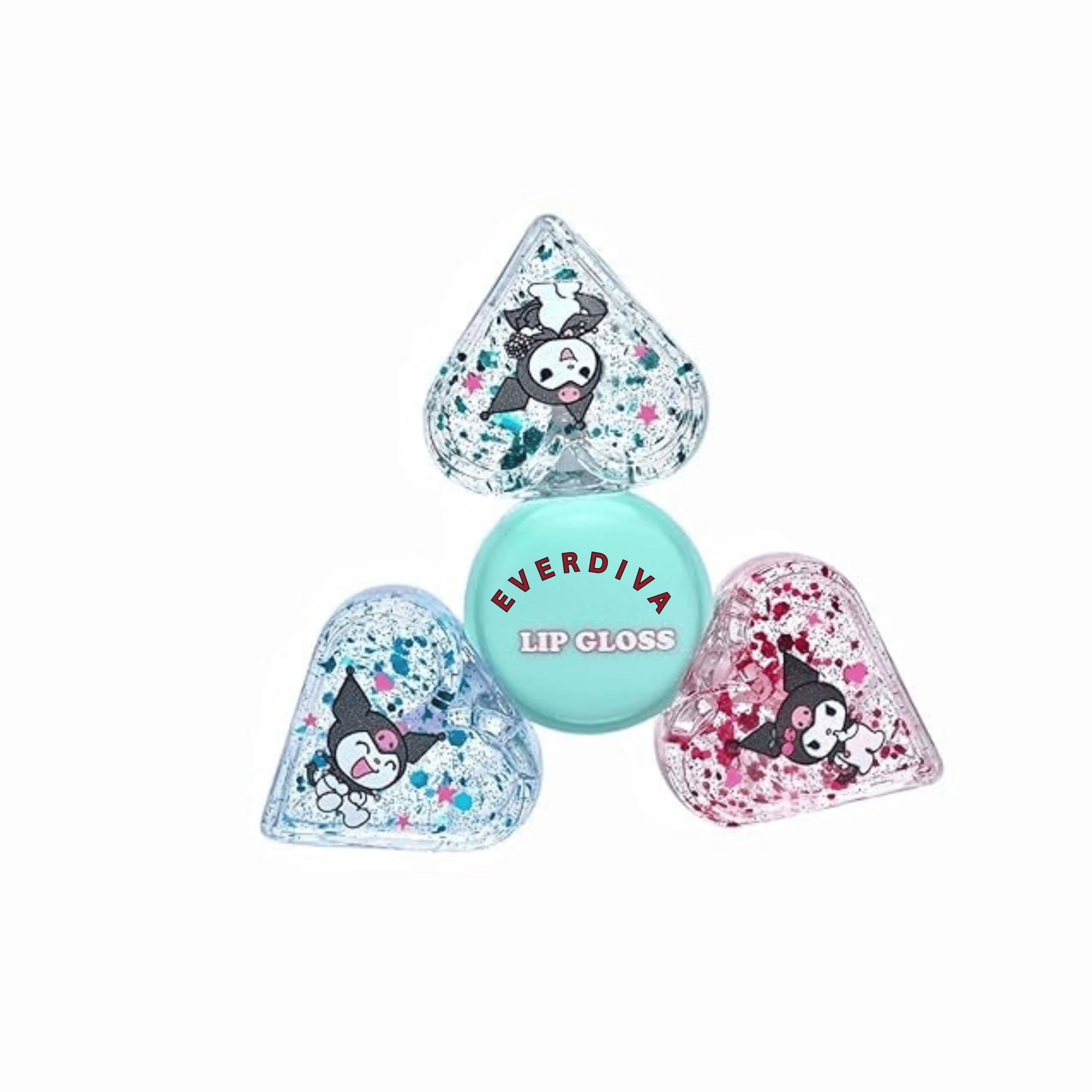 Heart-Shaped Glitter Lip Gloss for Kids | Cute, Non-Sticky, Shiny Lip Gloss Set (Pack of 1) | Safe & Fun Makeup for Girls-image-36
