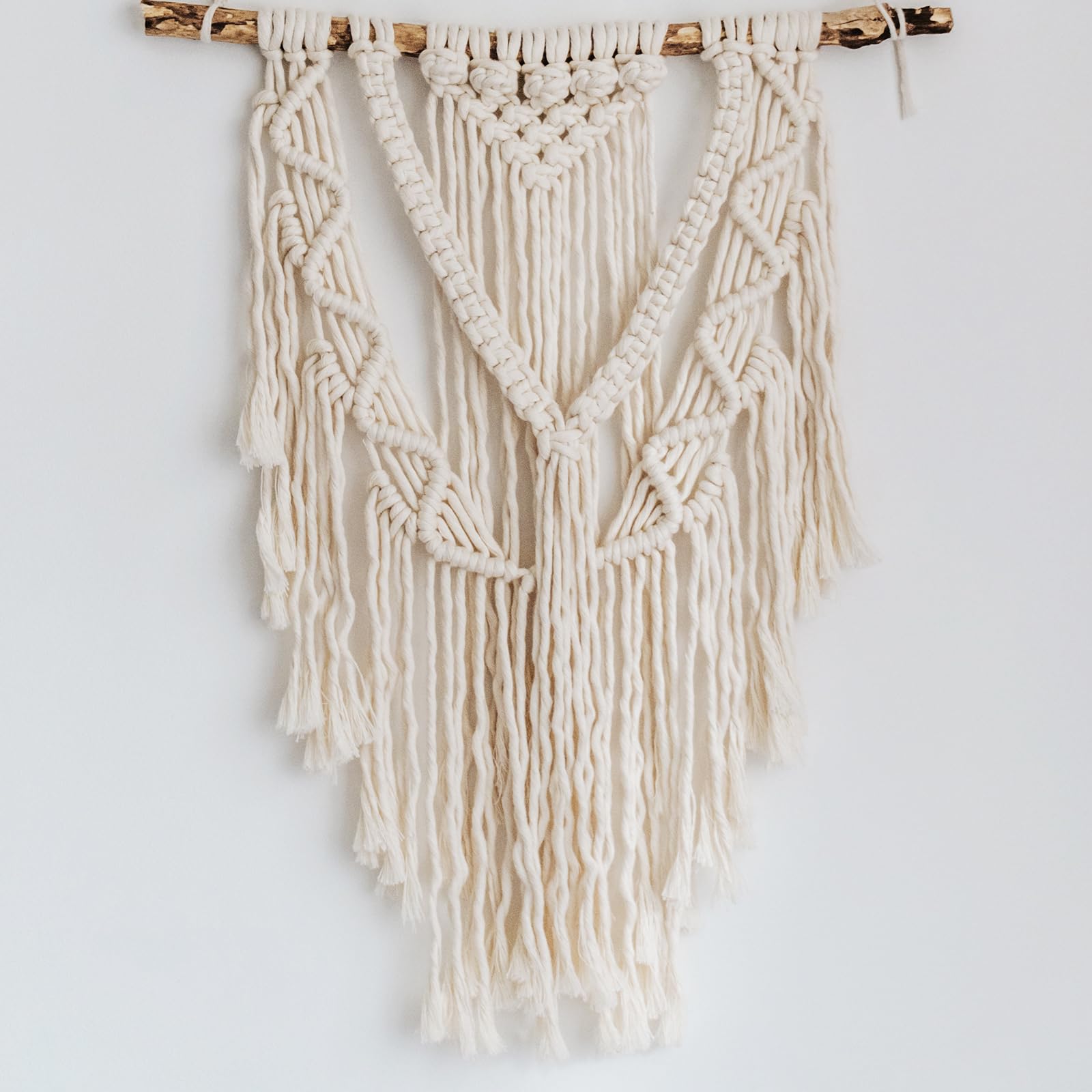 MANCHAP 2 rollos de cordón de macramé de 6 mm x 100 m, cordón de algodón de 4 hebras para macramé, 200 m, cuerda de algodón natural para tejer, envolver regalos y decoraciones de boda