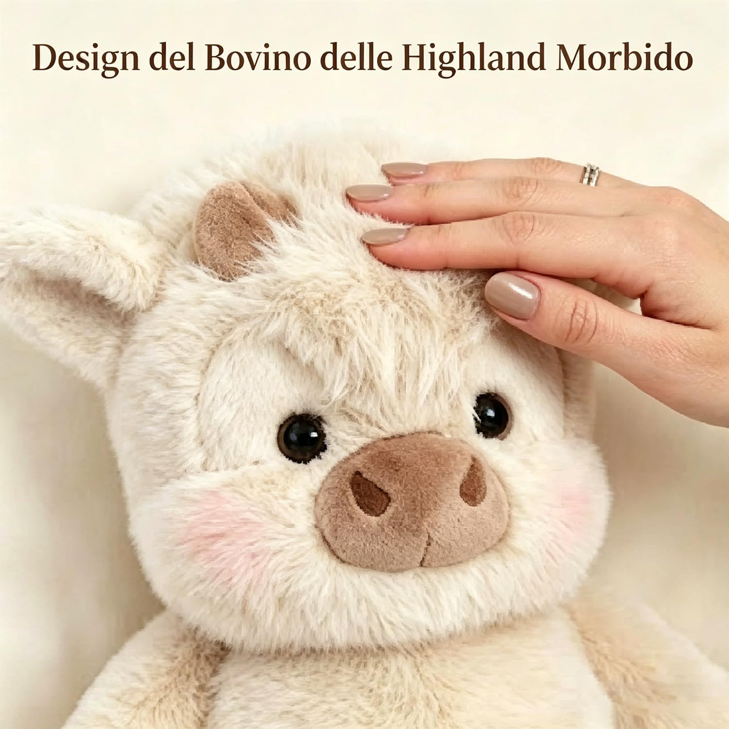 Mucca Peluche Che Corre 45cm Cuscino Morbido Bambola Da Collezione A Forma Di Pecora Peluche