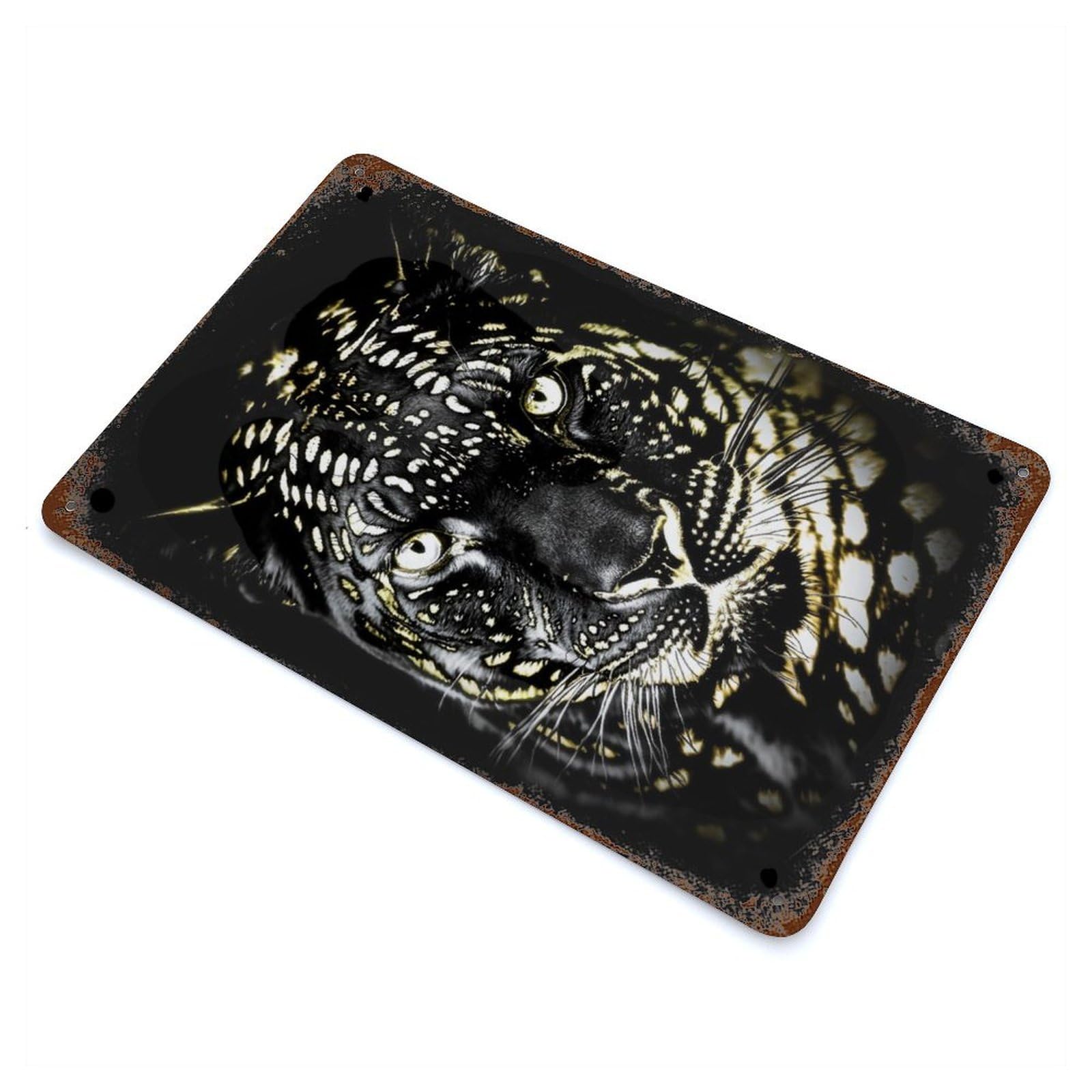 Nightshade Majesty 11.8"x7.9" Rusty Metal Tin Sign, Novelty Wall Decor for Cafe, Home Bar And Lounge Decor