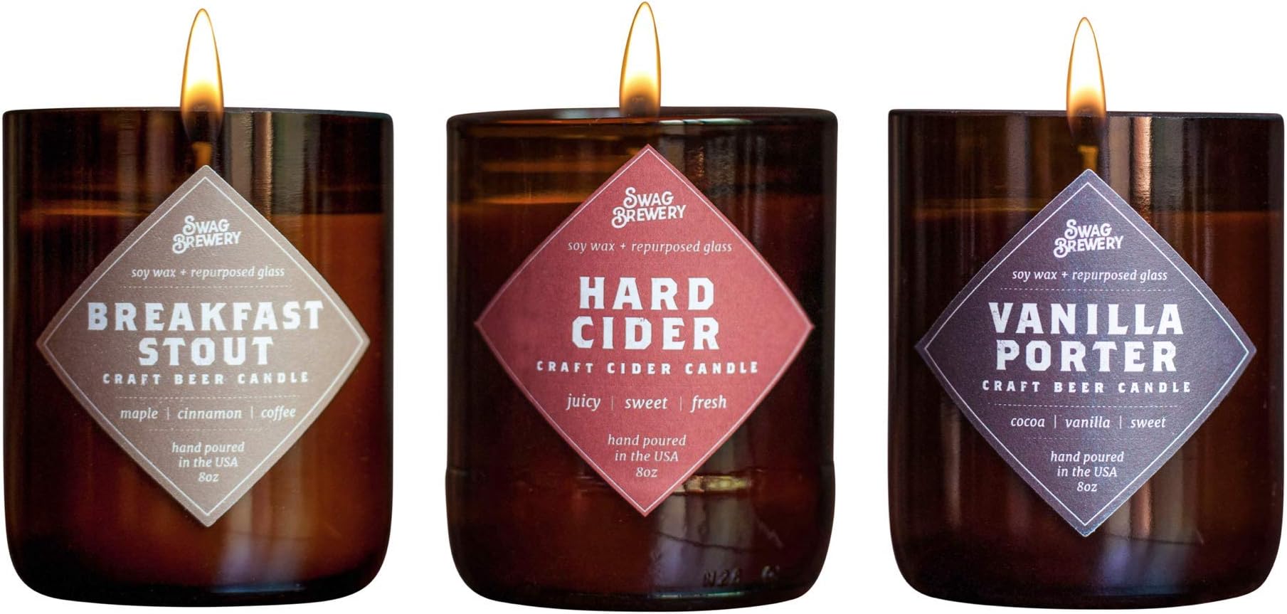 Brew Candle 3-Pack (Stout/Cider/Porter)
