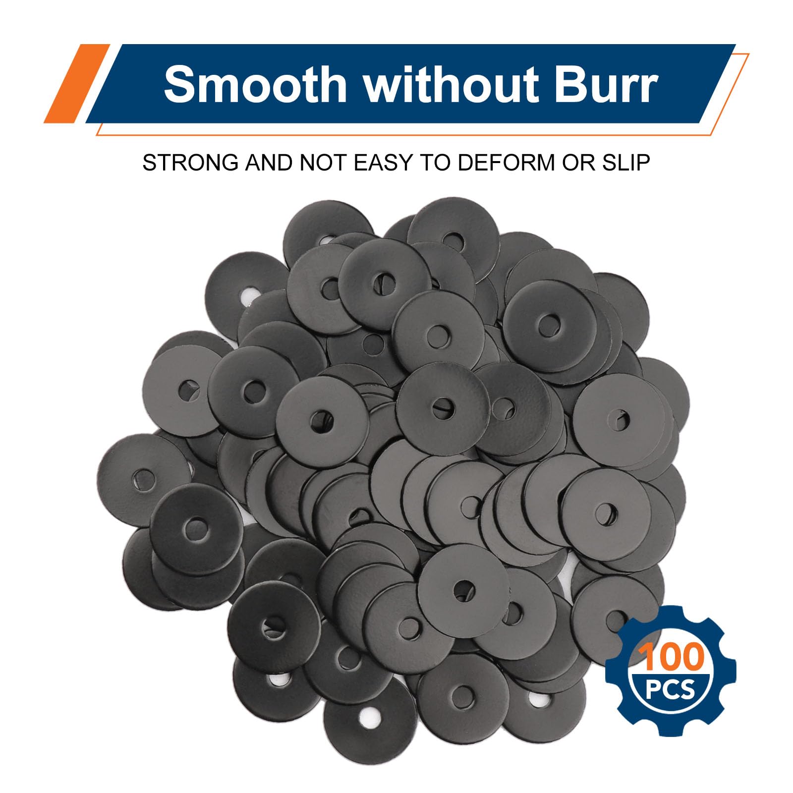 Stainless Steel Fender Washers - 100 Pack -5