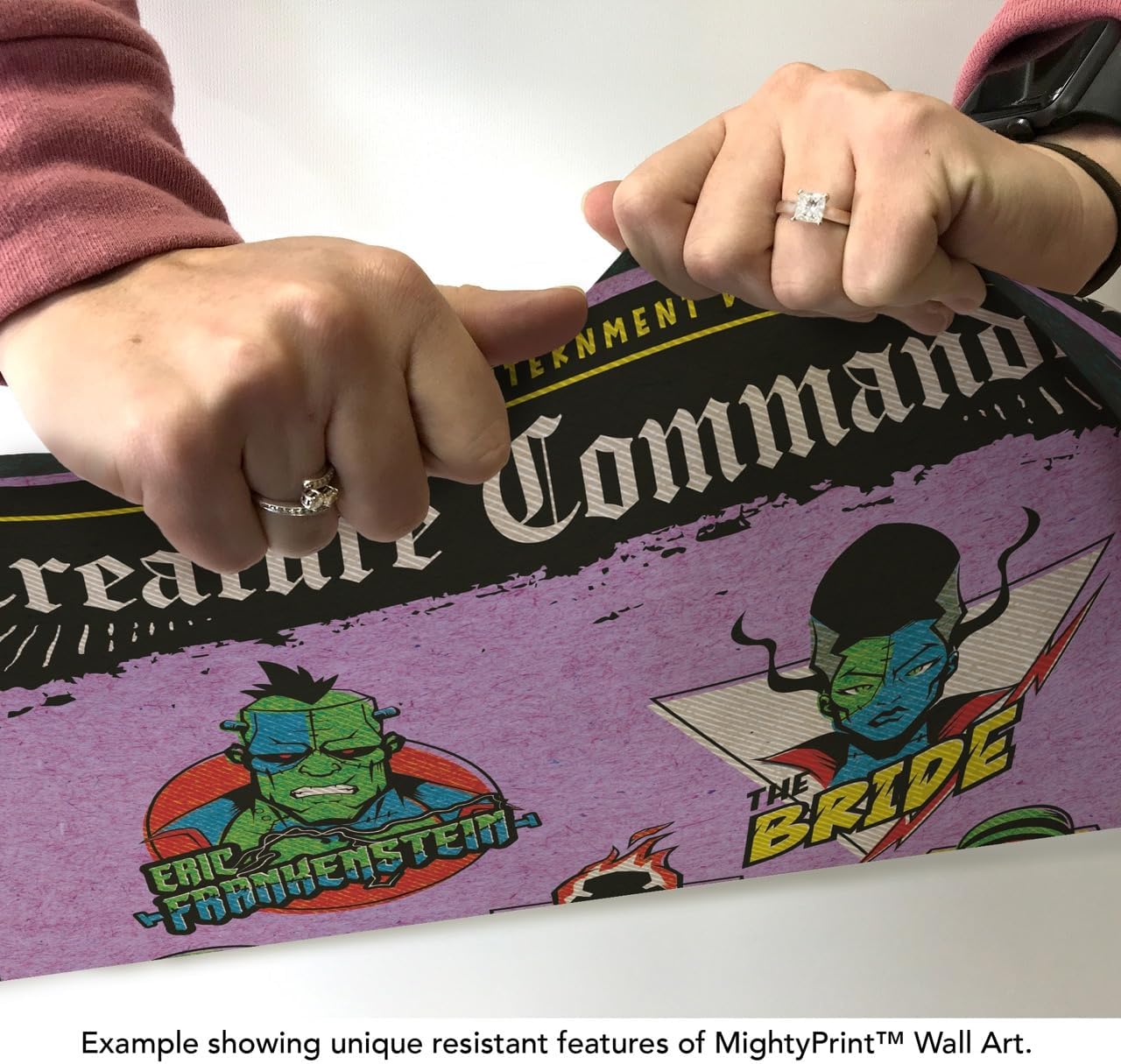 MIGHTYPRINT Trend Setters – DC Comics – Creature Commandos – Headshots – Durable 17” x 24 Wall Art – NOT Made of Paper – Officially Licensed Collectible MP17241030