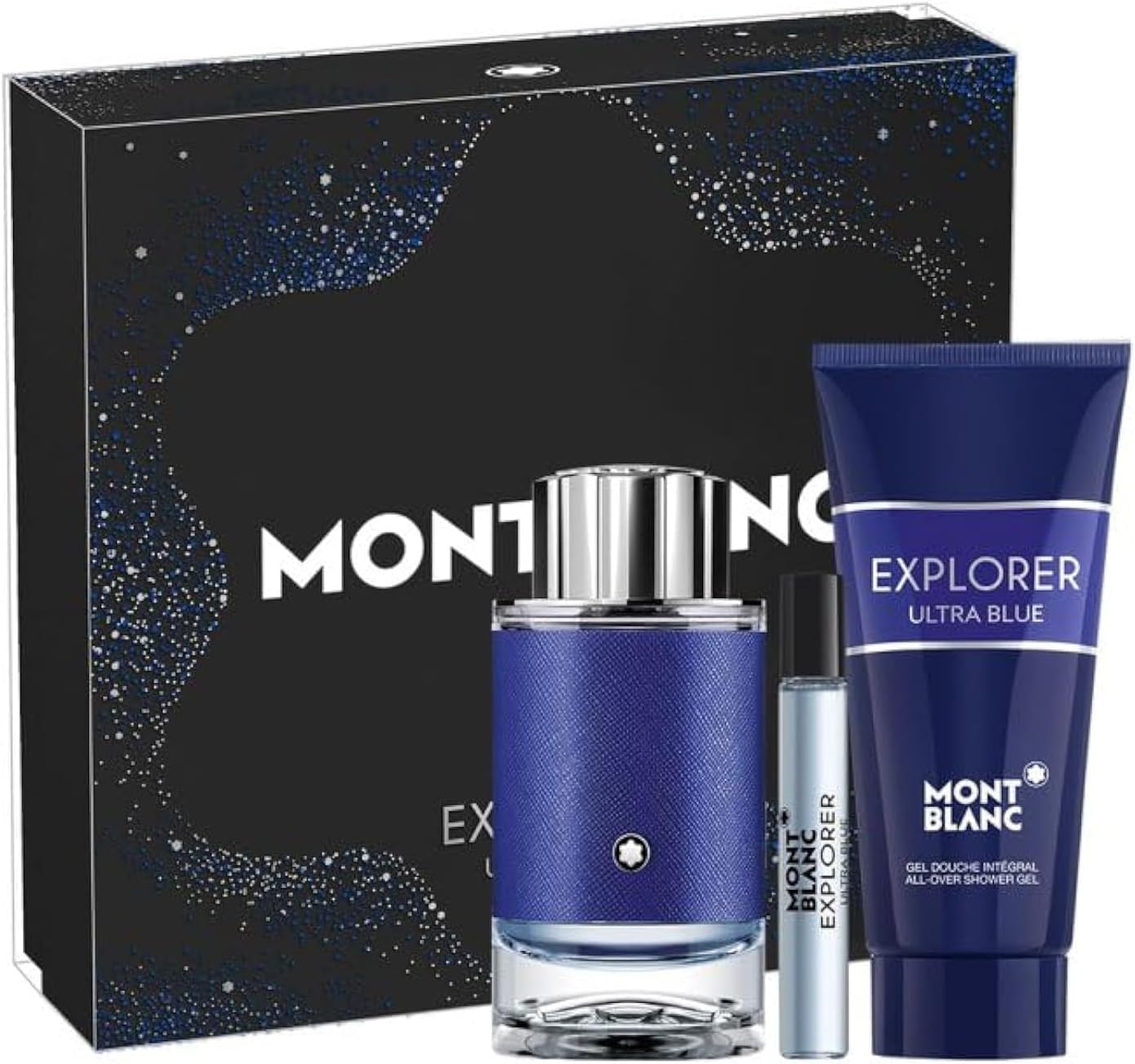 MONTBLANCMont Blanc Explorer Ultra Blue (M) Set Edp 100Ml+ Edp 7.5Ml + Sg 100Ml (New Pack) Transparent/Combination