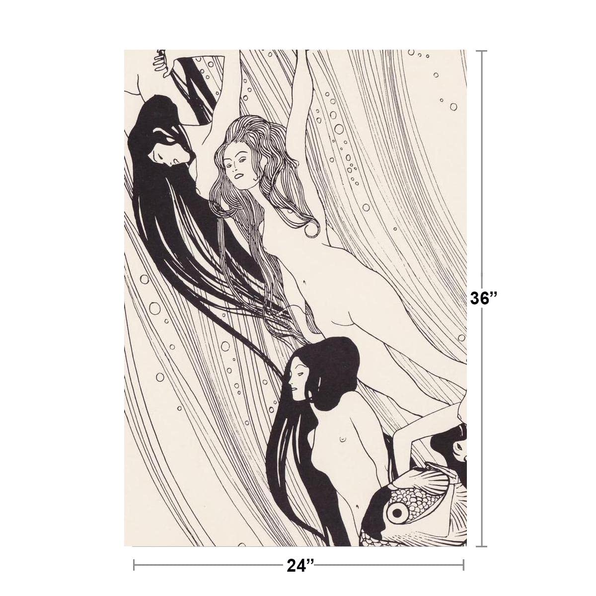 Amazon.com: Gustav Klimt Fischblut Underwater Fish Art Nouveau
