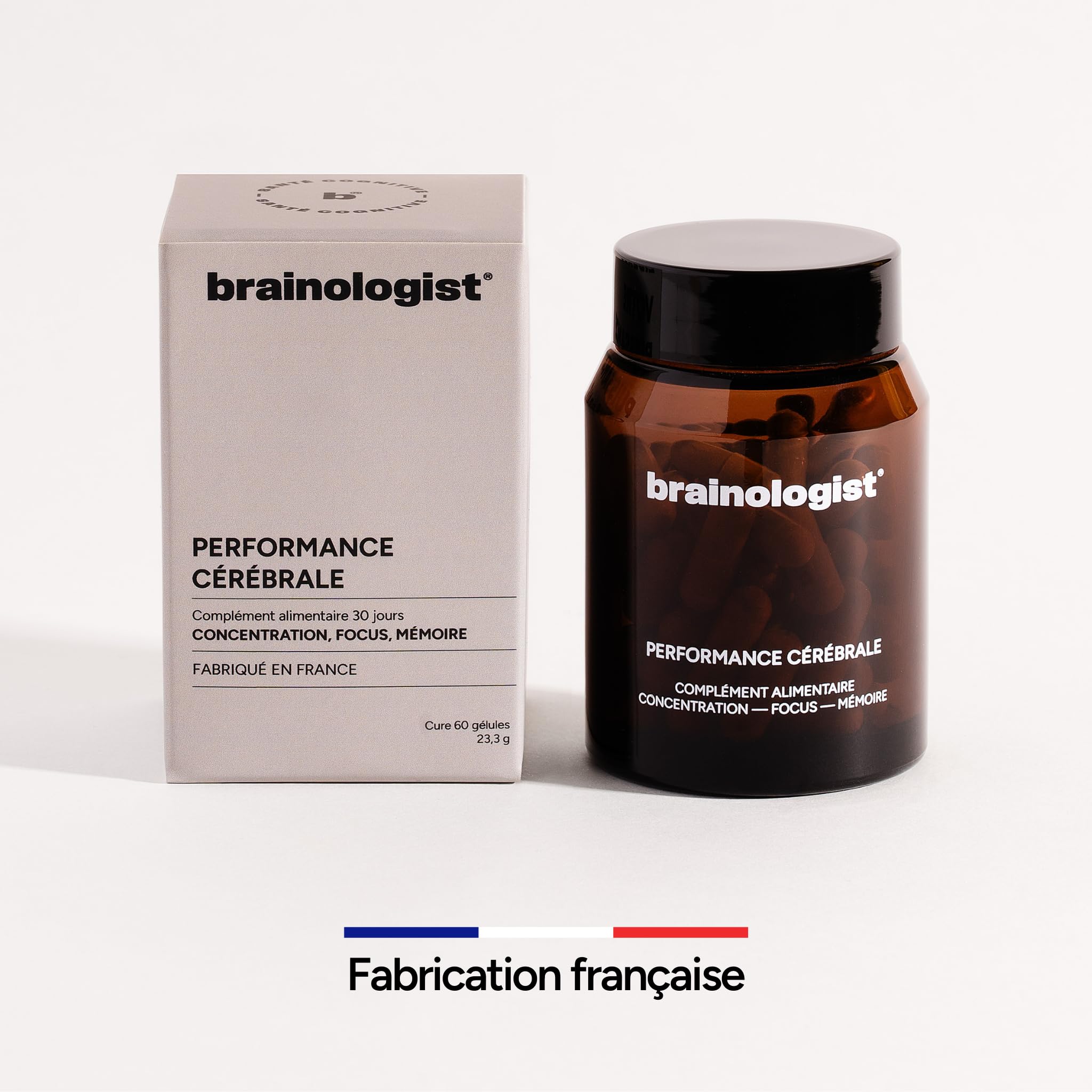 Performance Cérébrale 30J – Focus, Concentration & Mémoire – Bacopa Aronia Ginseng – Formule Neurosciences – Anti-Stress Cognitif – Fabriqué en France