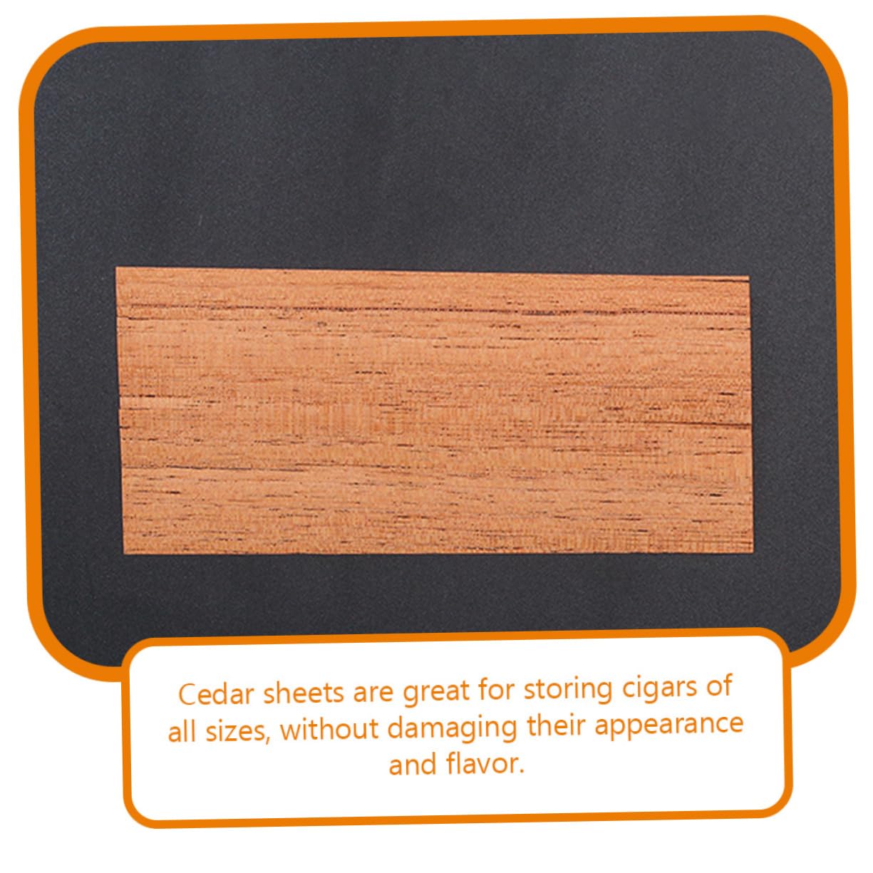 ABOOFAN 10pezzi Cedro Per Humidor Da Accessori Per Scatole e Barattoli Design Elegante e Funzionale Facile Da Usare