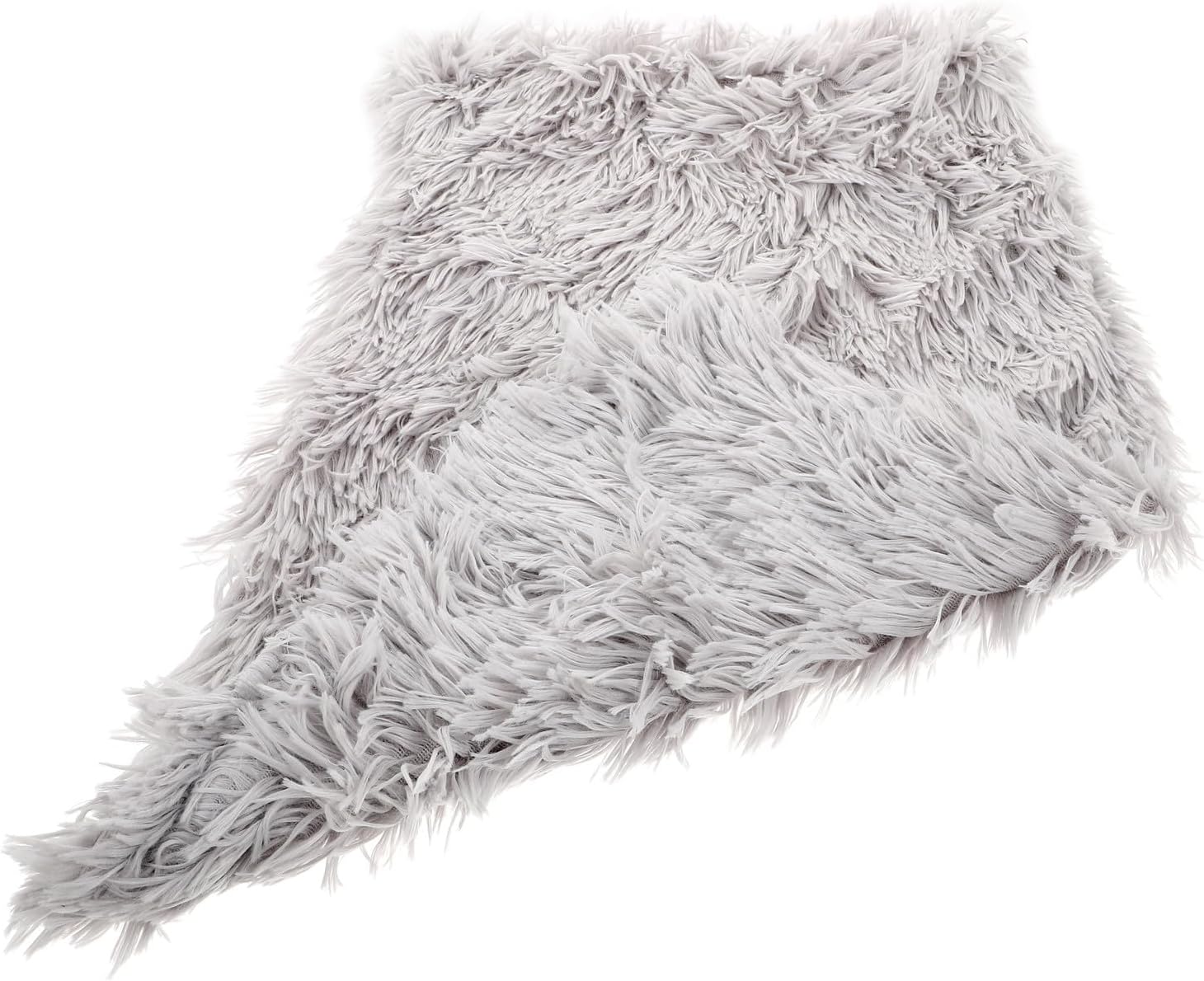Warm Autumn Winter Pet Mat Double-Layer Plush Pet Nest Cushion Soft Fluffy Dog Cat Bed Large Medium Small Size Light Gray S for Indoor Use