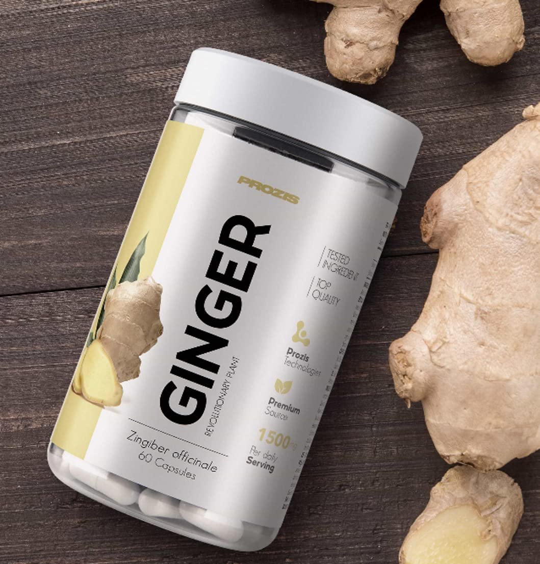 Prozis Ginger 180 capsule - zenzero naturale, aiuto digestivo
