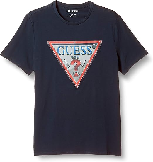 Logo Crew Neck Navy T-Shirt M0BI58J1300 