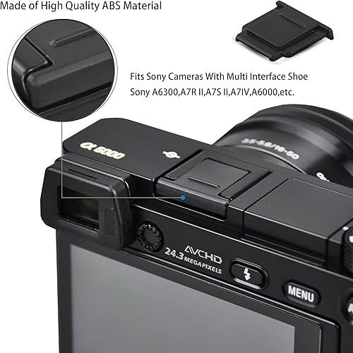 Miniatura 3 de Viewfinder Eyecup Eye Cup FDA-EP19 para Sony Alpha A7R V A7RV A7R5 A7 IV A7M4 A7IV A1 y A7S III A7SIII A7S3 ILCE-7SM3, PCTC reemplaza Sony FDA-EP19