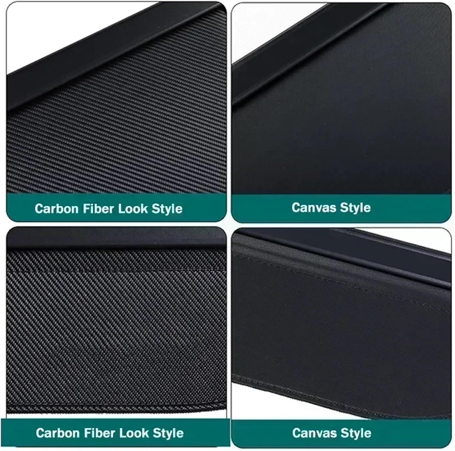 Rear Trunk Cargo Cover Curtain Security Rack Luggage Storage Compatible with Dongfeng Voyah 2021-IN 2023 2024(Canvas)