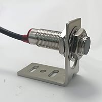 Vista 2 de DIGITEN 4 tacómetro digital LED rojo RPM medidor de velocidad + interruptor de proximidad Hall Sensor imán NPN + soporte de montaje de sensor