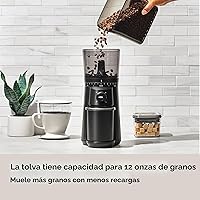 Vista 2 de OXO Brew - Molinillo de muelas cónicas - Negro mate, muelas de acero inoxidable, molienda inteligente automática de un toque