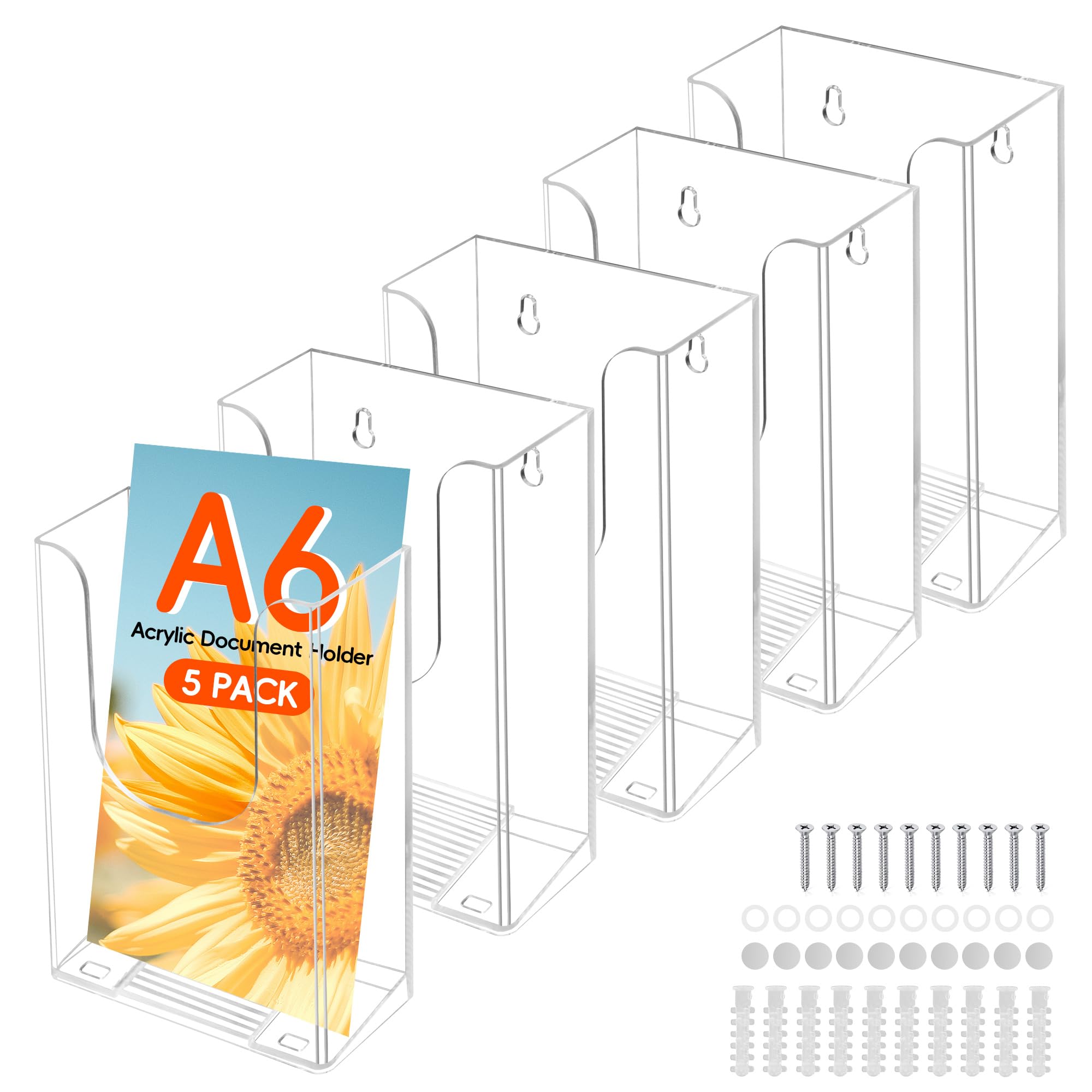 aleawol Clear Leaflet Holder