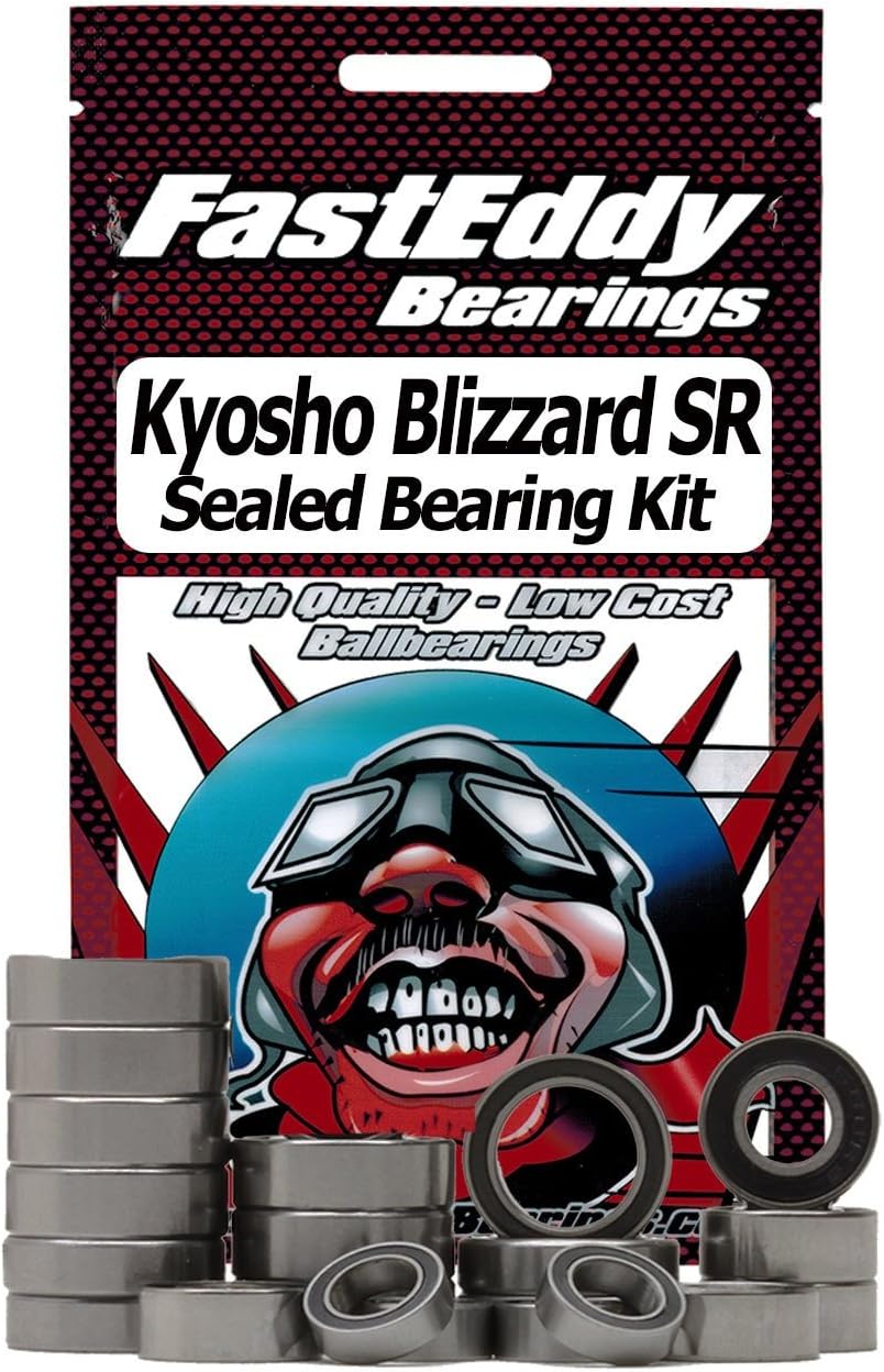 Compatible with Kyosho Blizzard SR 1/12th Sealed Bearing Kit