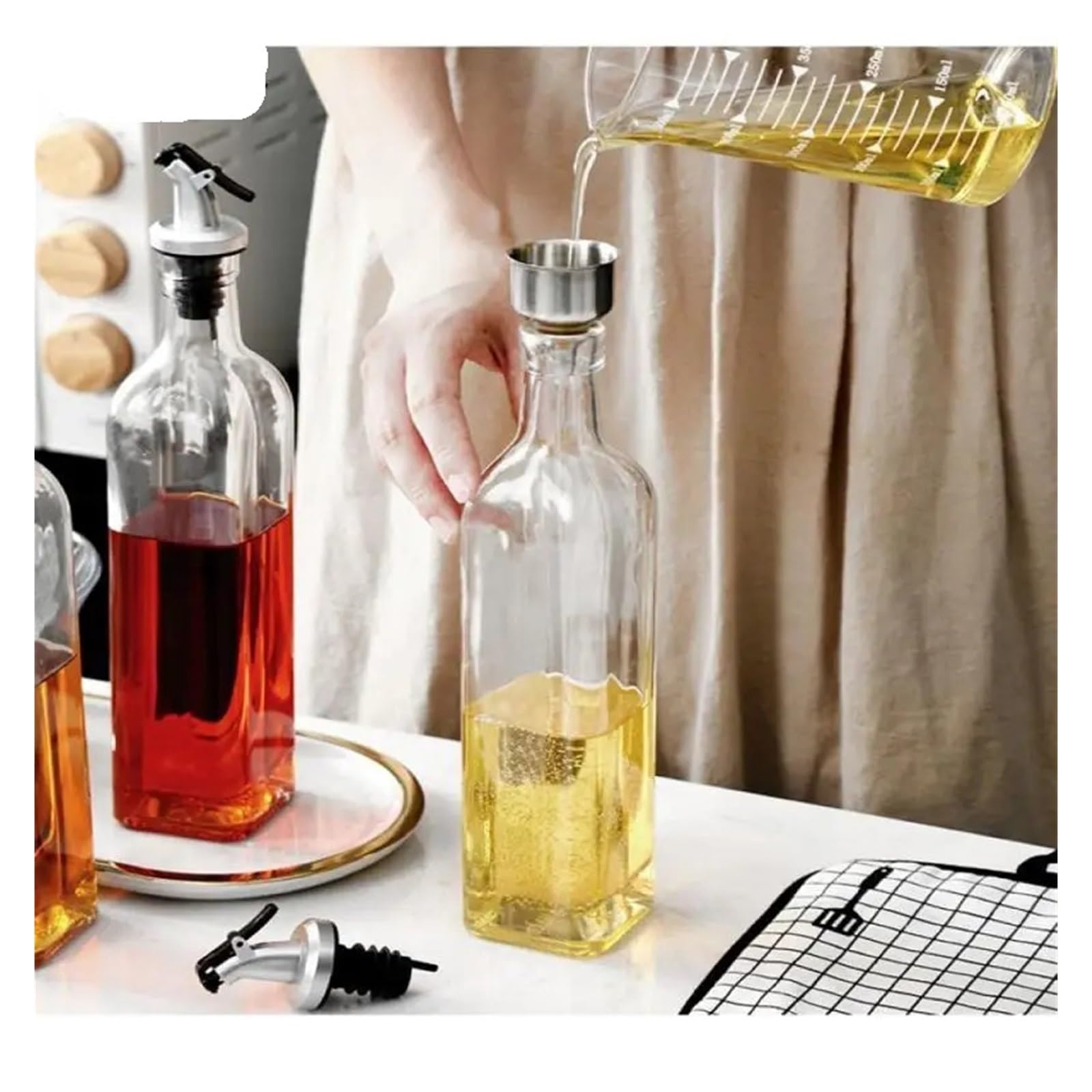 Funnels (hogar y Cocina) Embudo portátil de Acero Inoxidable de 2 Pulgadas, Mini embudos de Boca pequeña, Bar, Frasco de Vino, Embudo Universal de Boca Larga, Accesorio de Cocina, 1 ud.